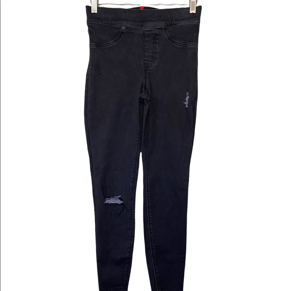 Spanx XS Distressed Skinny Ankle Jean like pants